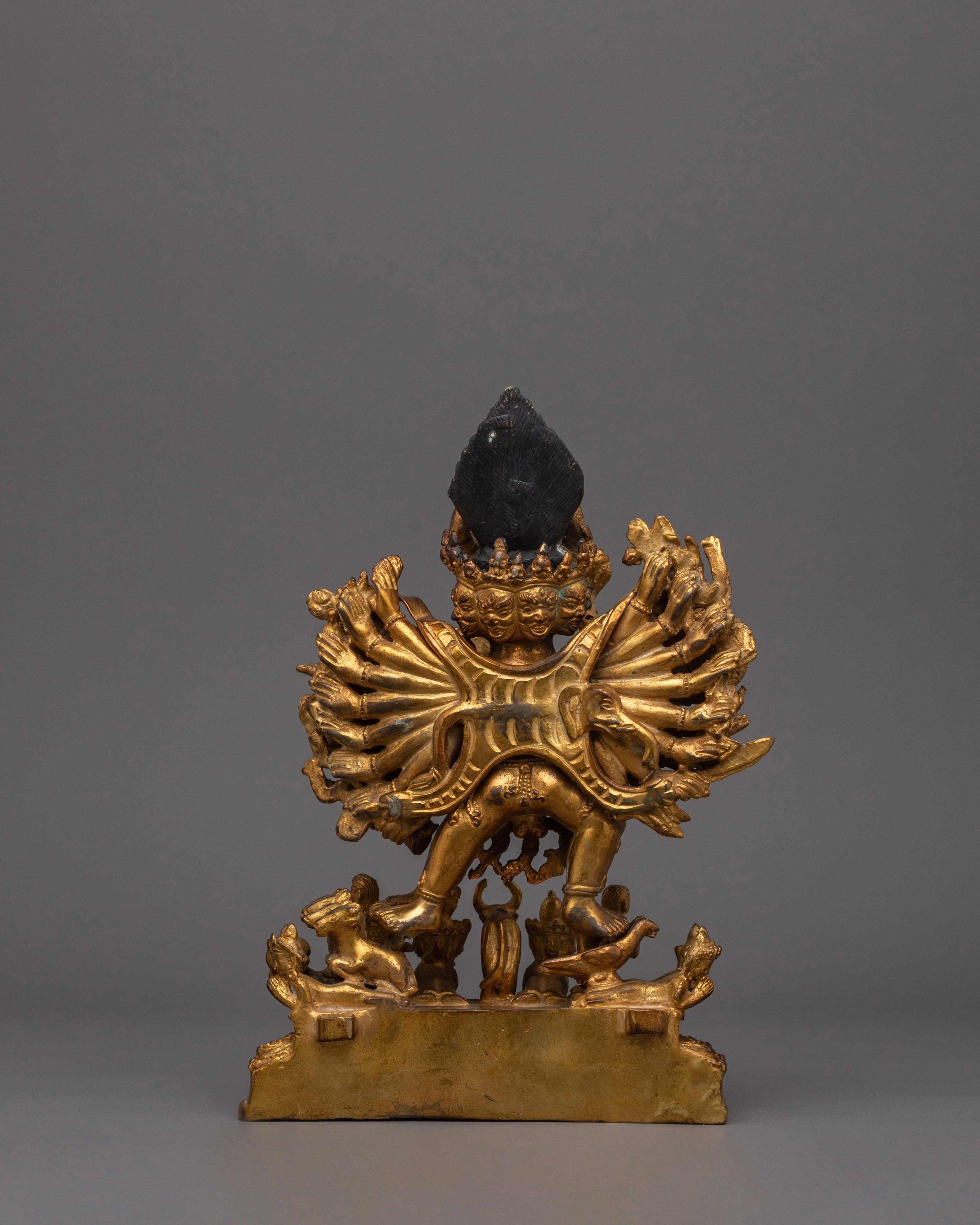 Handmade Figurine of Vajrabhairava | The Wrathful Protector of Wisdom