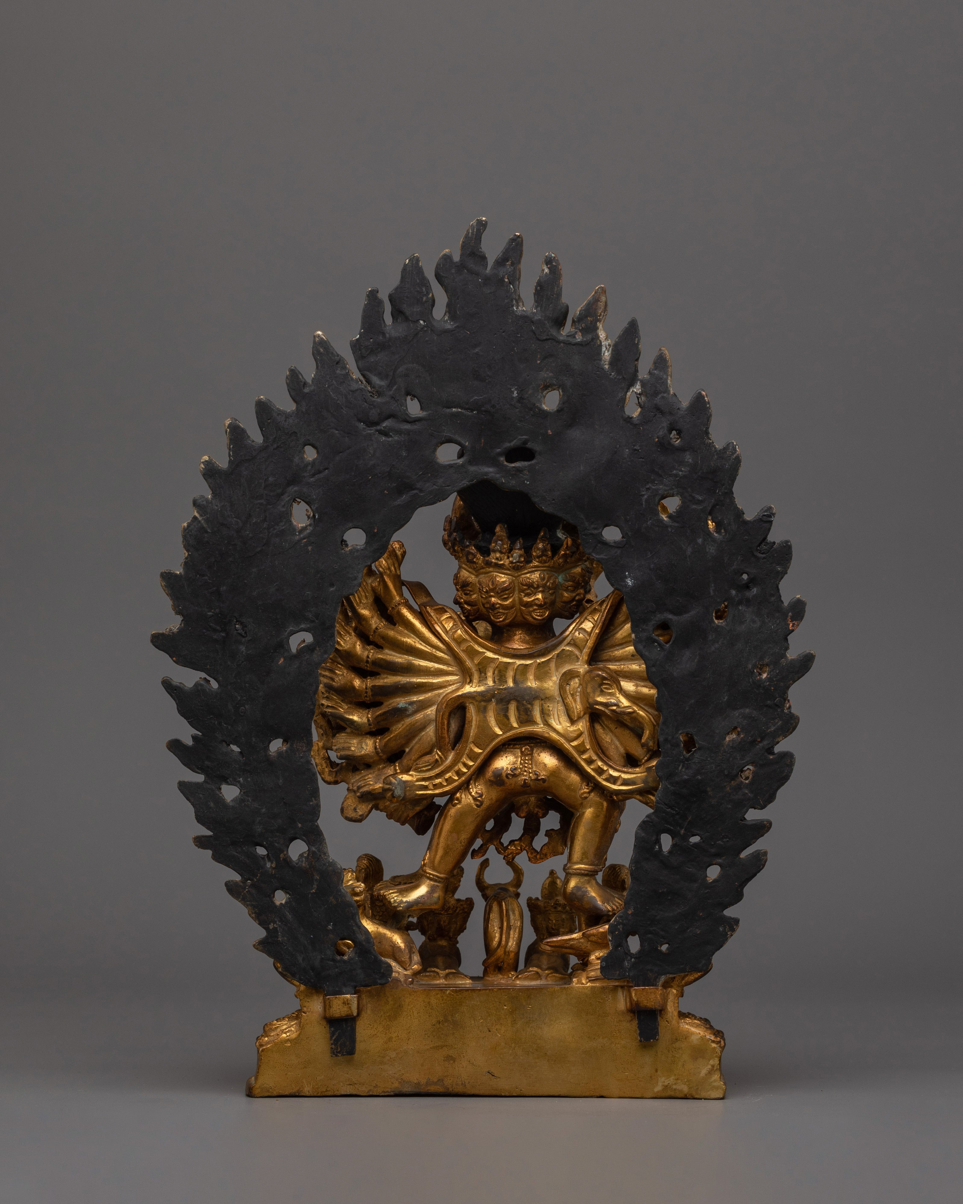 Handmade Figurine of Vajrabhairava | The Wrathful Protector of Wisdom