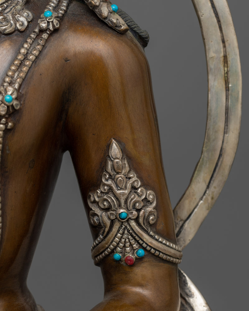 Three Buddha Set with Silver Plated |  Three Enlightened  Buddha