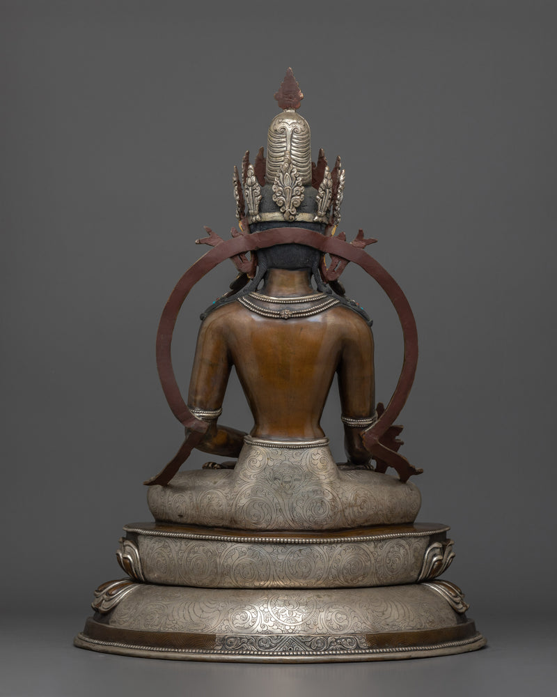 Three Buddha Set with Silver Plated |  Three Enlightened  Buddha
