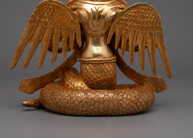Handmade Statue of Nagkanya | A Sacred Guardian in Himalayan Art