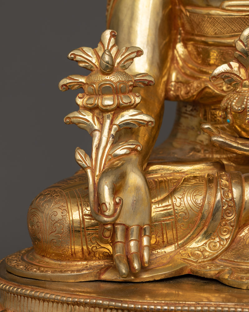 Handmade Statue of Medicine Guru Bhaisajyaguru | Supreme Healer