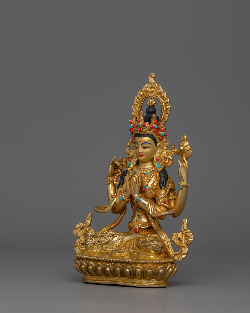 Handmade Statue Of Chenrezig | Bodhisattva of compassion