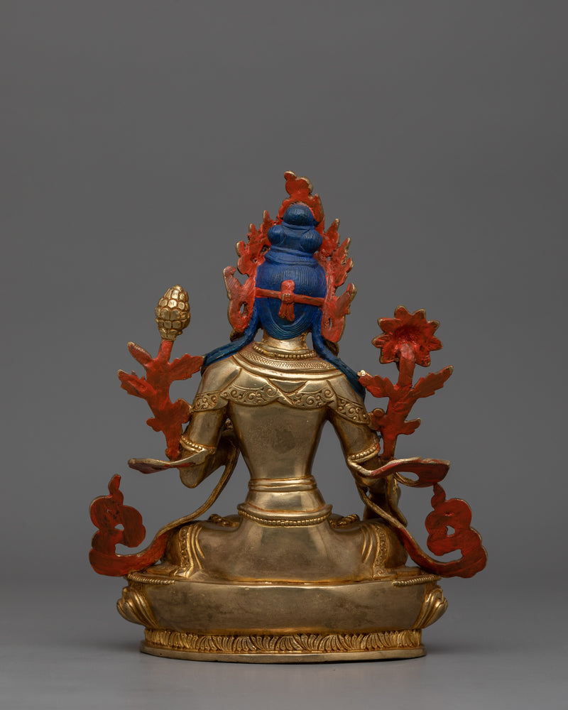 Beautiful Goddess 7 Eyes  White Tara Statue | Female Mother Deity