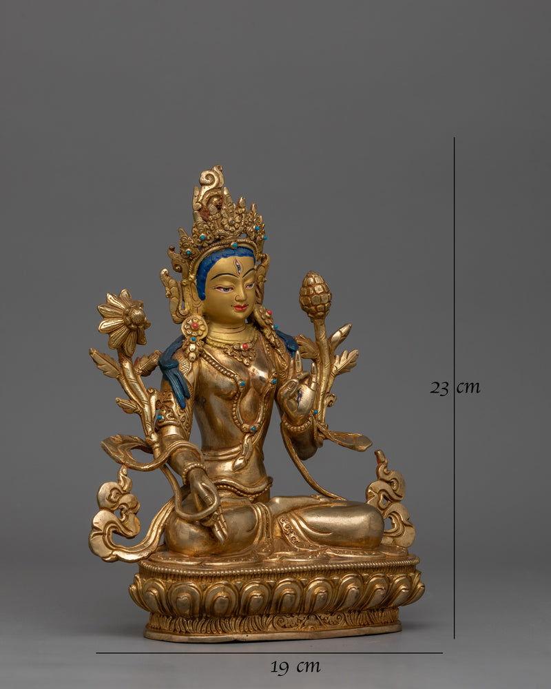 Beautiful Goddess 7 Eyes  White Tara 