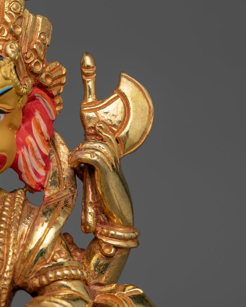 24K Gold Gilded Ganesh Statue |  The Remover of Obstacles