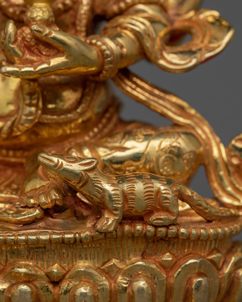 24K Gold Gilded Ganesh Statue |  The Remover of Obstacles