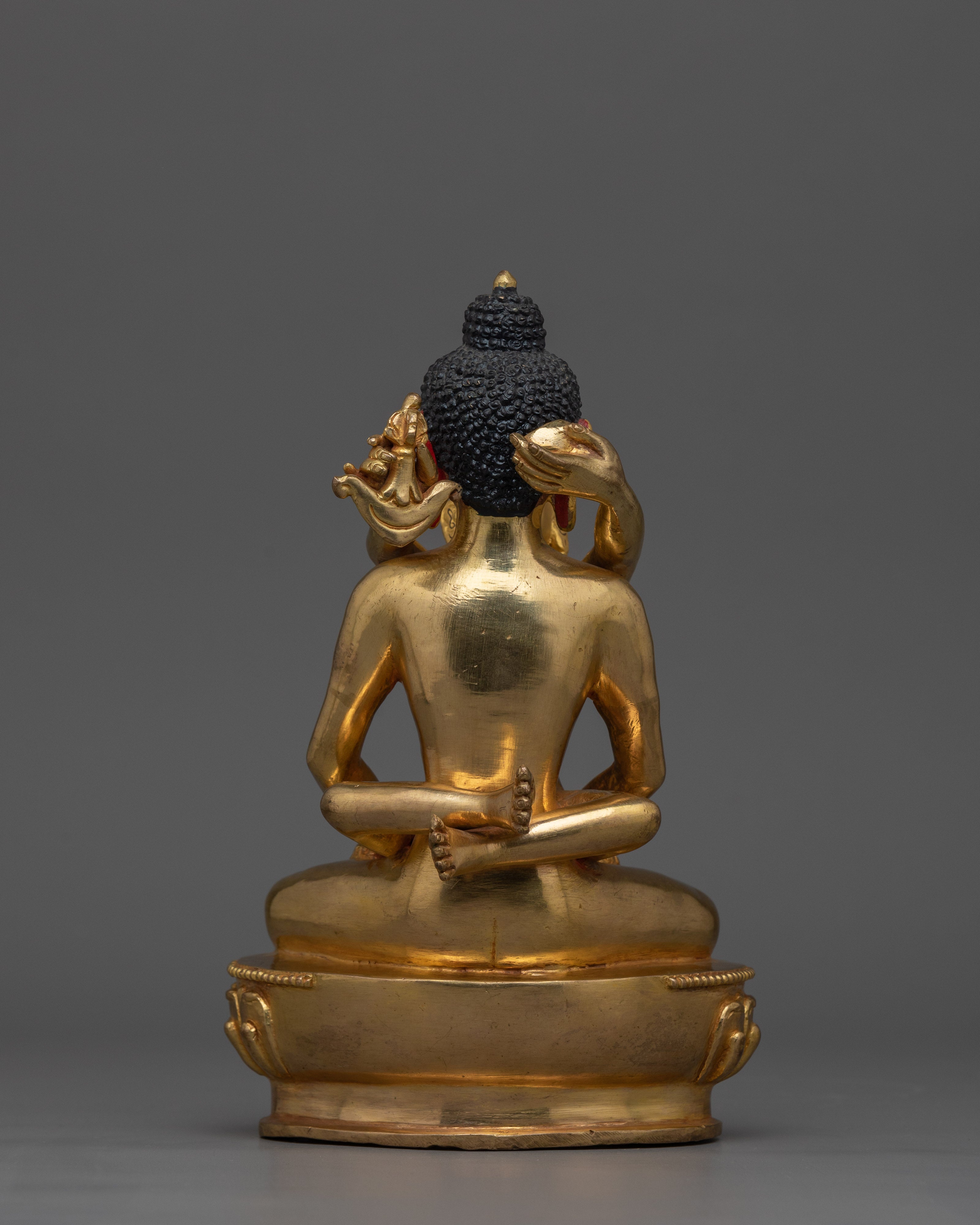 8.3 Inches Samantabhadra with Consort Statue | The Union of Wisdom & Compassion