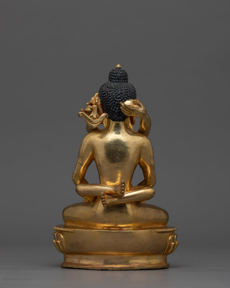 8.3 Inches Samantabhadra with Consort Statue | The Union of Wisdom & Compassion