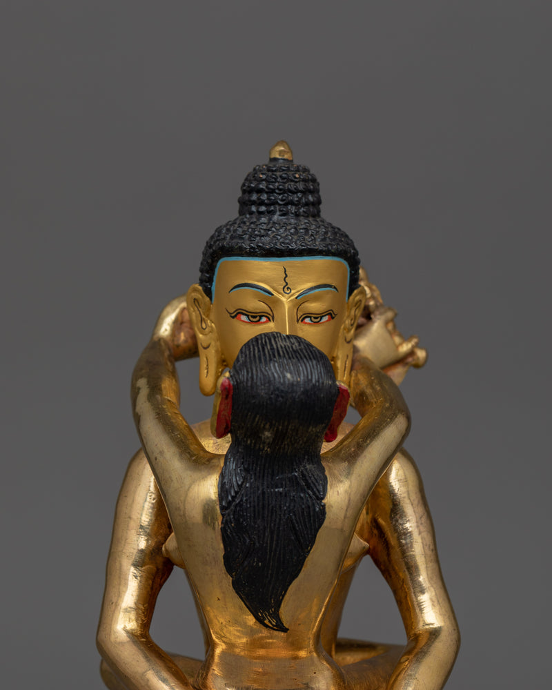 8.3 Inches Samantabhadra with Consort Statue | The Union of Wisdom & Compassion