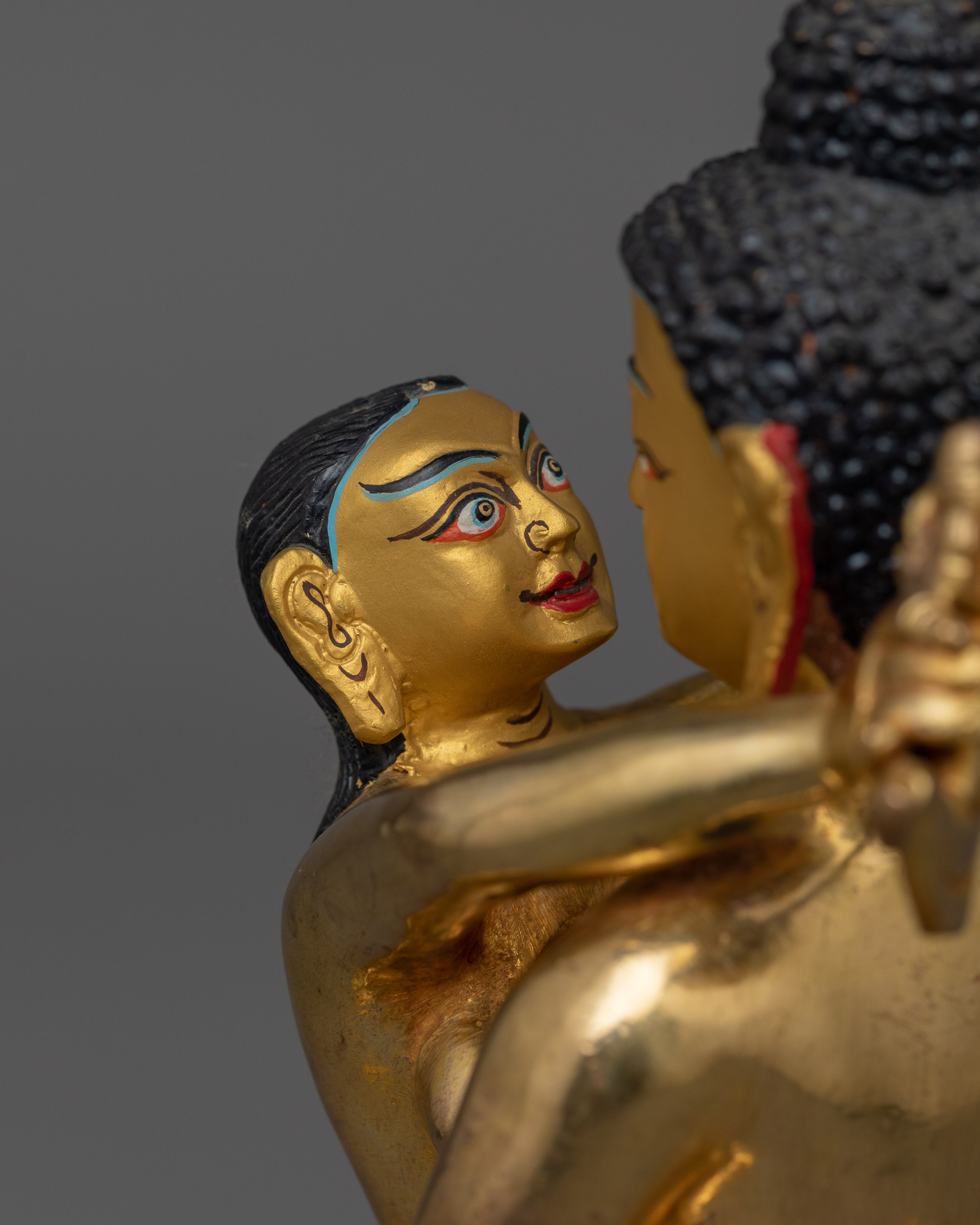8.3 Inches Samantabhadra with Consort Statue | The Union of Wisdom & Compassion