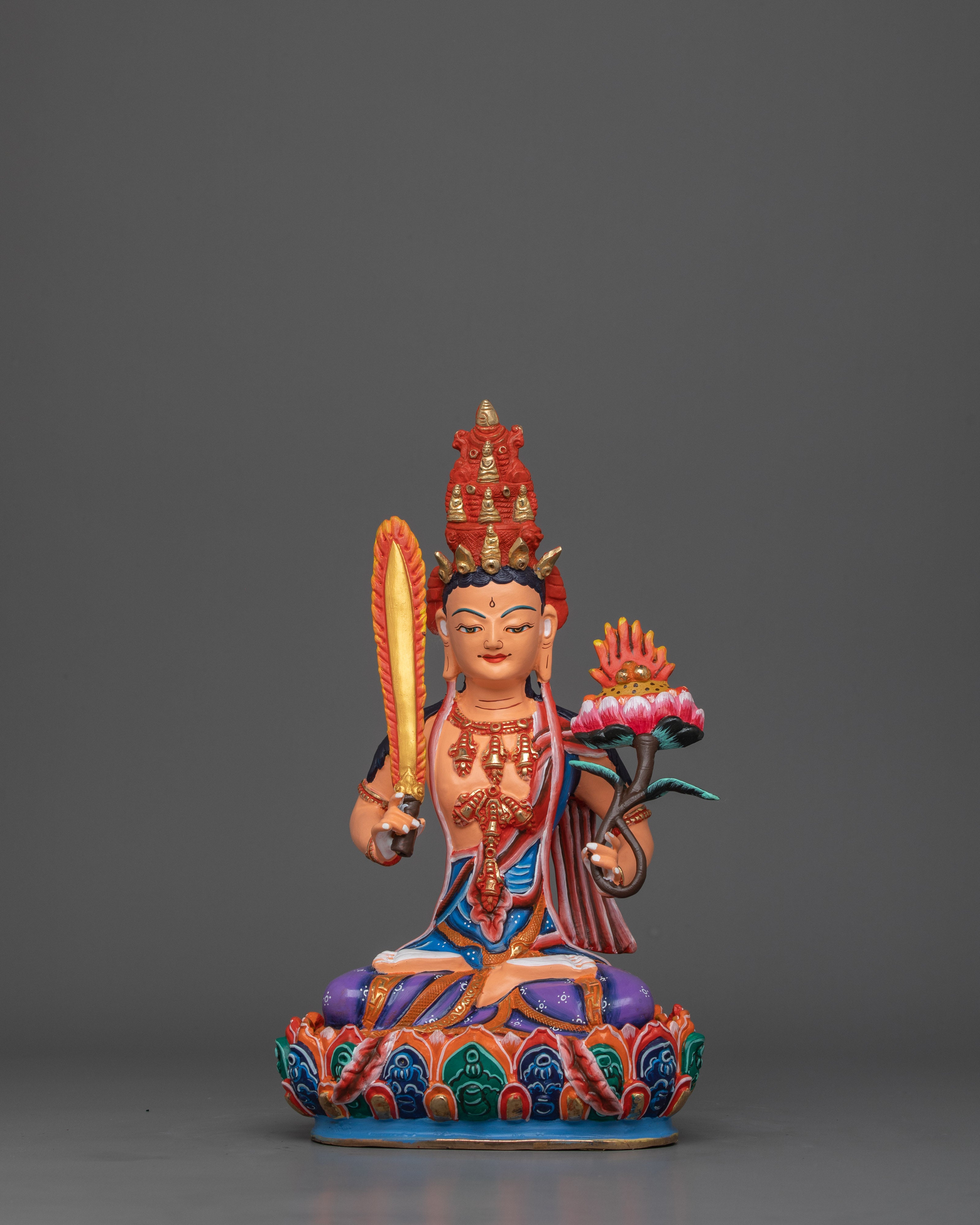 Handmade Statue Of Akasagarbha | Bodhisattva of Limitless Wisdom