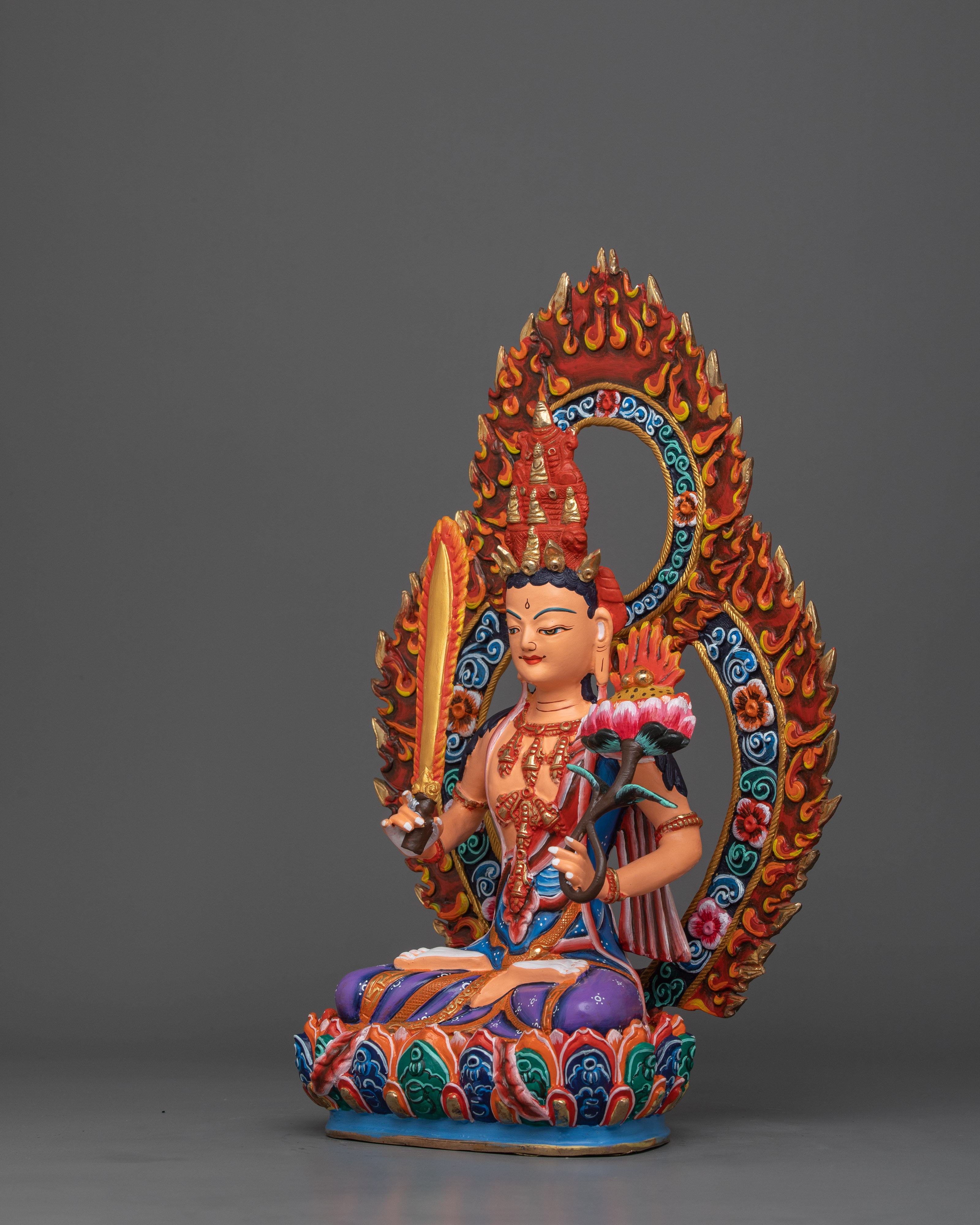Handmade Statue Of Akasagarbha | Bodhisattva of Limitless Wisdom