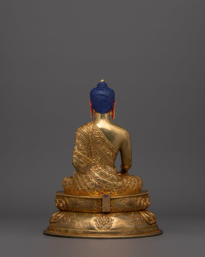 24K Gold Gilded First Buddha Shakyamuni Statue | The Supreme Enlightened One