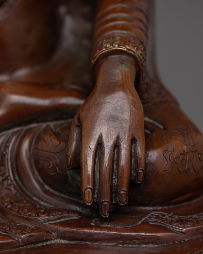 Handmade Sculpture of Tibetan Master Karmapa | Buddhist Master Statue