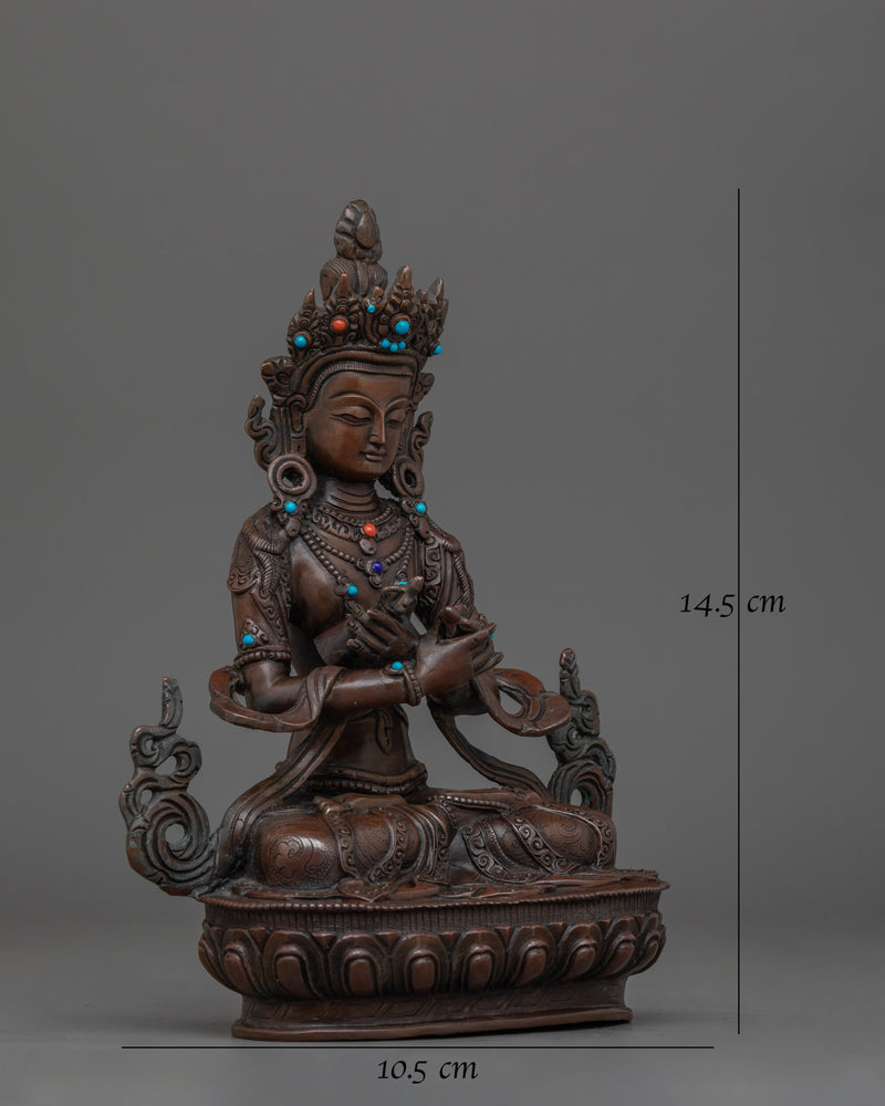 5.7 Inches Vajradhara Statue 