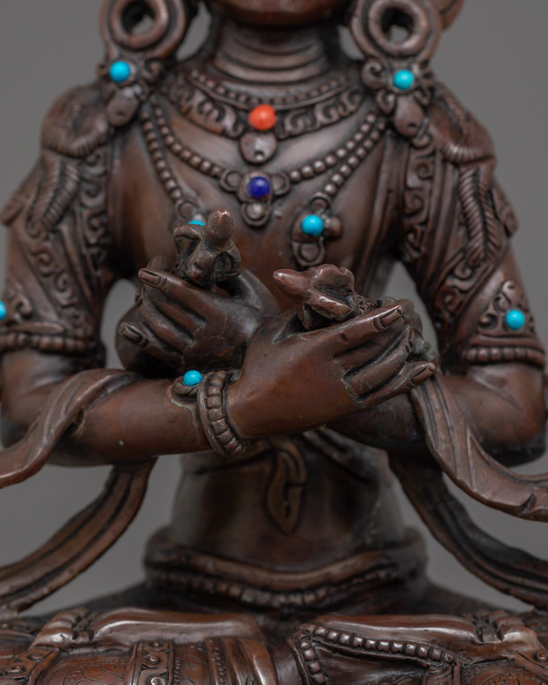 5.7 Inches Vajradhara Statue  |The Primordial Buddha of Ultimate Truth