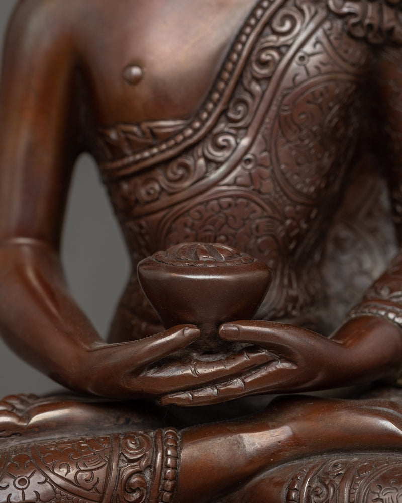 Handcrafted Statue of Amitabha Buddha | Buddha of Universal Compassion