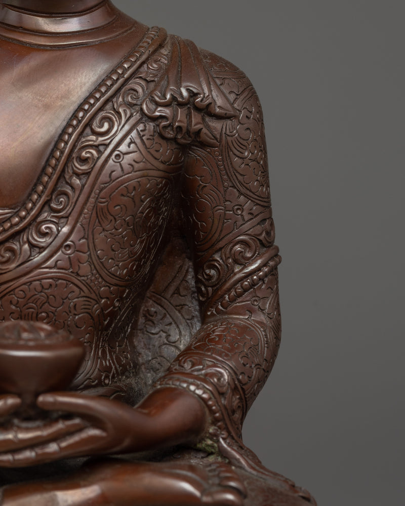 Handcrafted Statue of Amitabha Buddha | Buddha of Universal Compassion