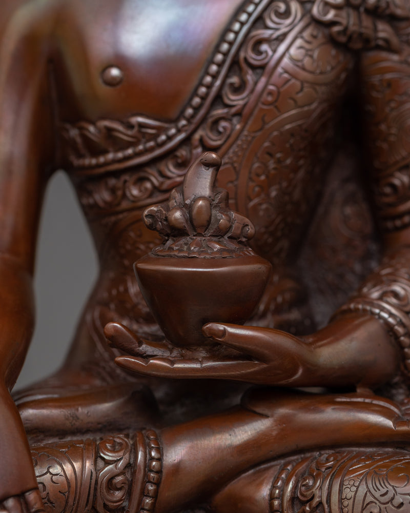 Handmade Sculpture of Medicine Buddha | The Buddha of Universal Healing