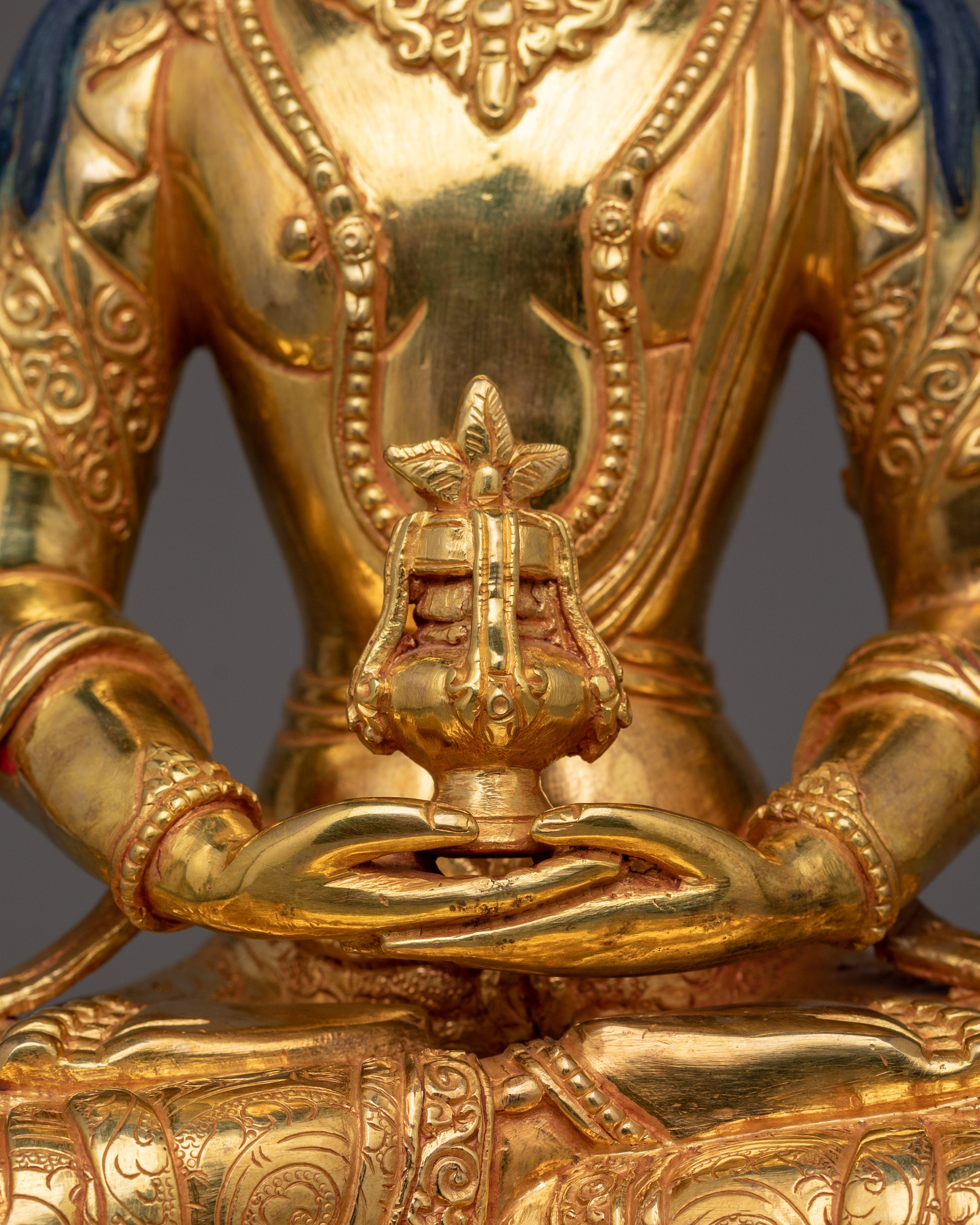 Buddhist Healer Amitayus Sculpture | Embodying Immortality and Wisdom