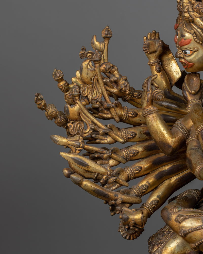 Handmade Statue Of Yamantaka | The Destroyer of Death