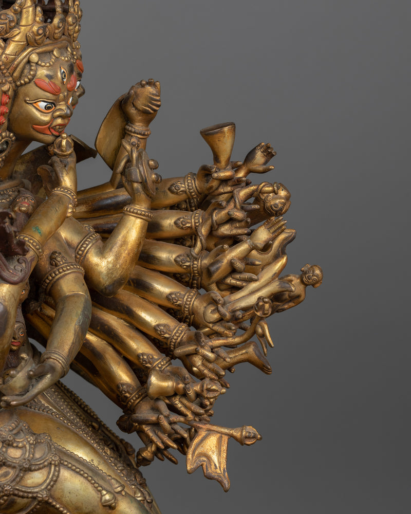 Handmade Statue Of Yamantaka | The Destroyer of Death