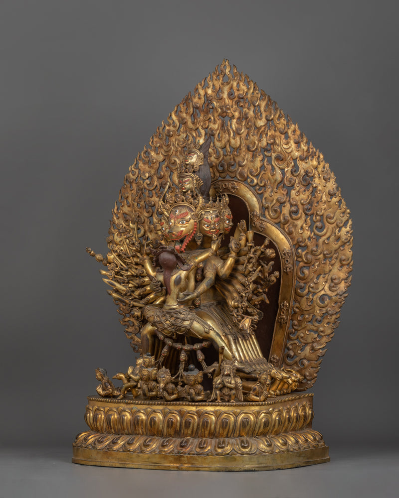Handmade Statue Of Yamantaka | The Destroyer of Death