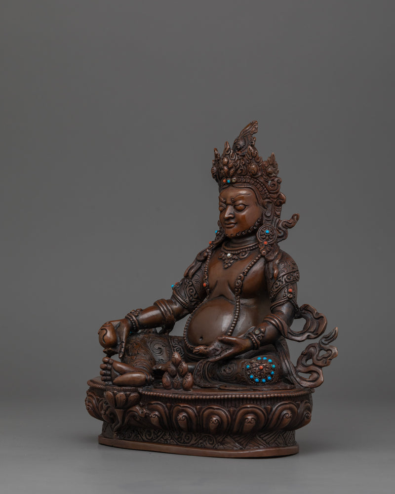 Handmade Statue of Dzambhala | Dharma Wealth Guardian