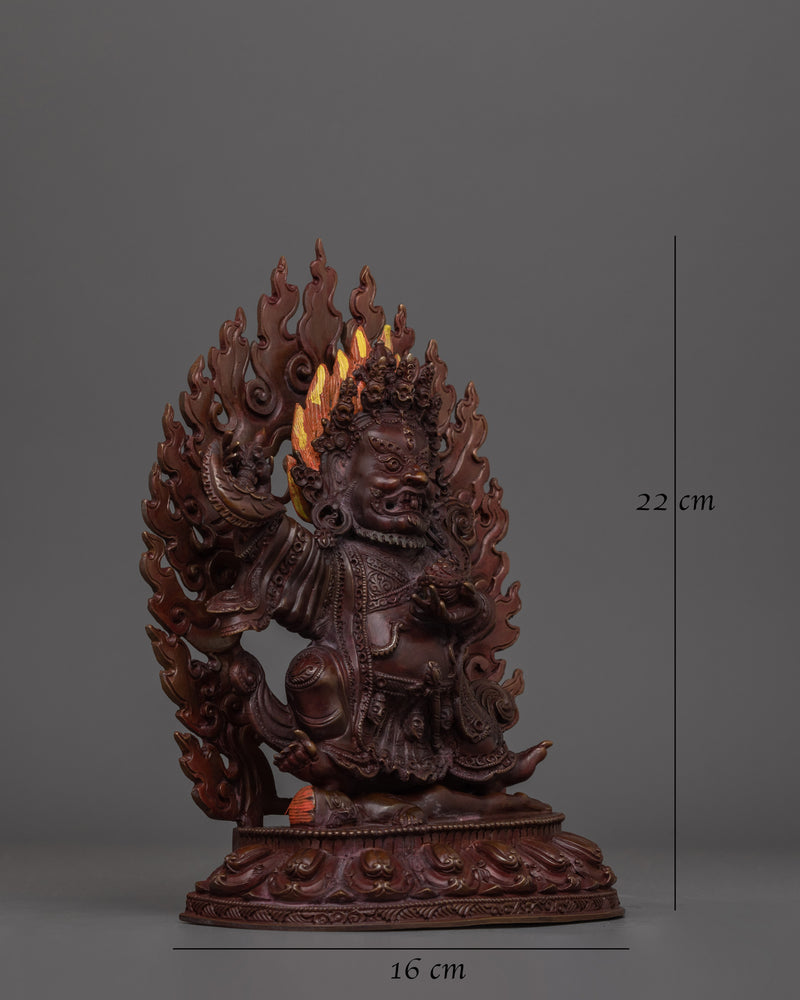 Handmade Mahakala Bernagchen Statue 