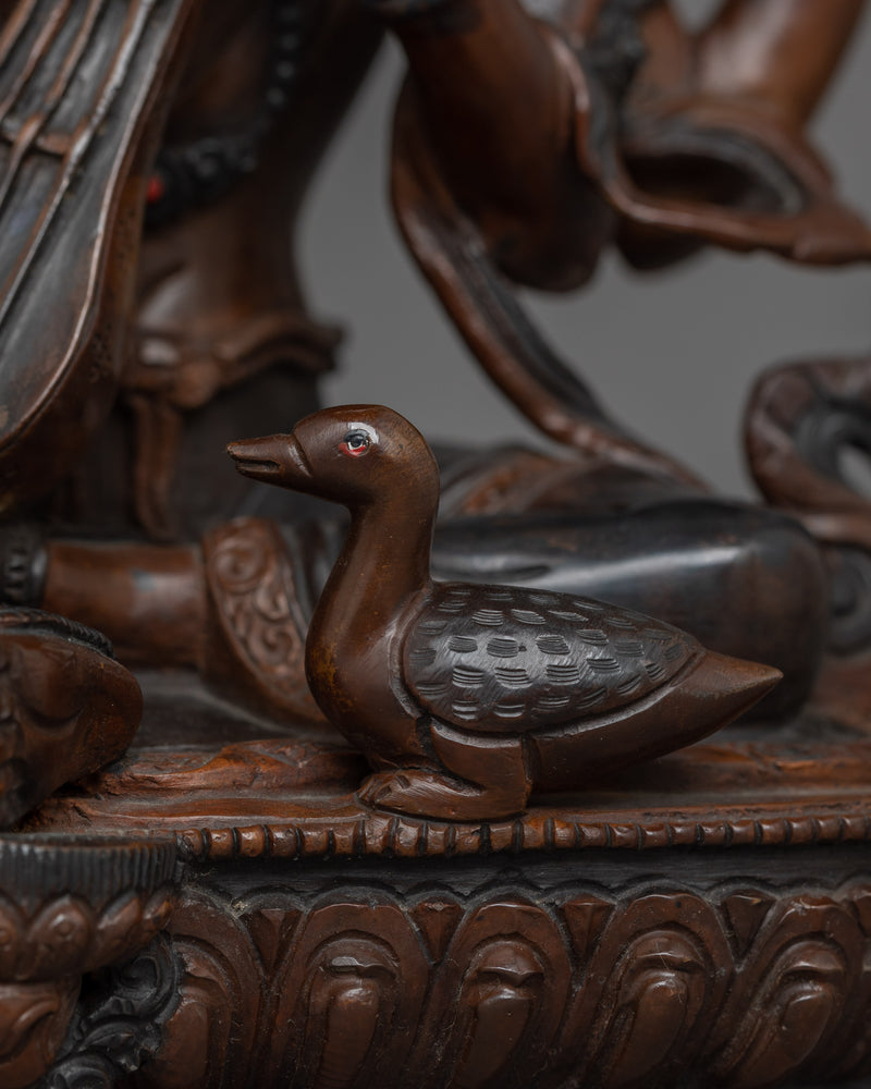 Handmade Statue of Saraswati | Goddess of Wisdom