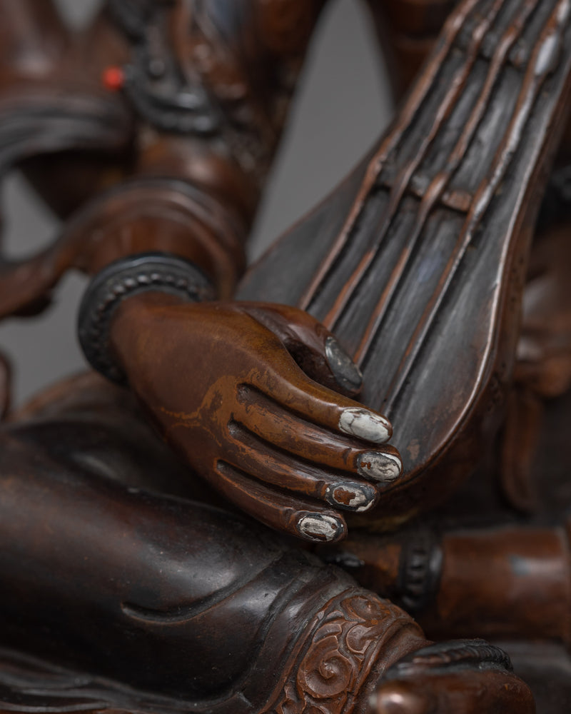 Handmade Statue of Saraswati | Goddess of Wisdom