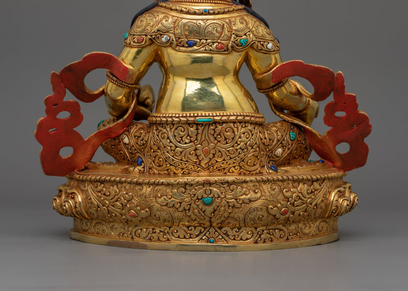 Handmade Statue of Four Heavenly Kings | Divine Wealth Guardian