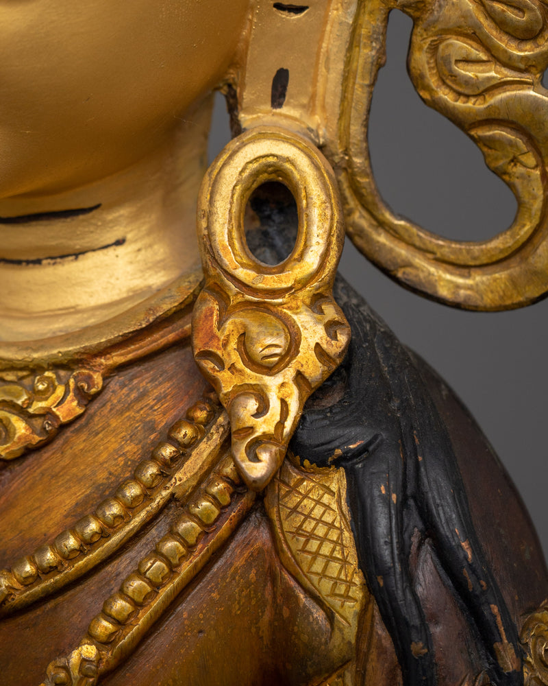 12.8 Inches Vajrasattva Statue | The Supreme Purifier of Negative Karma