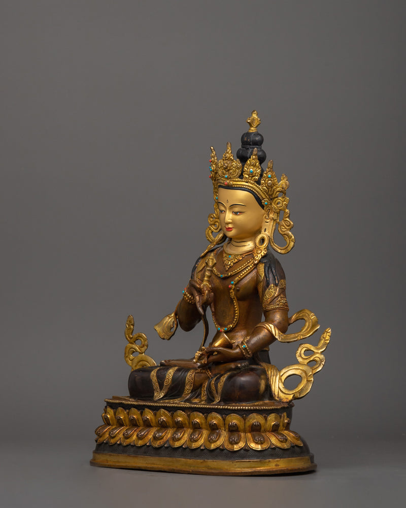 12.8 Inches Vajrasattva Statue | The Supreme Purifier of Negative Karma
