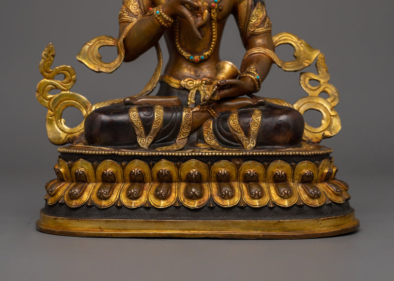 12.8 Inches Vajrasattva Statue | The Supreme Purifier of Negative Karma