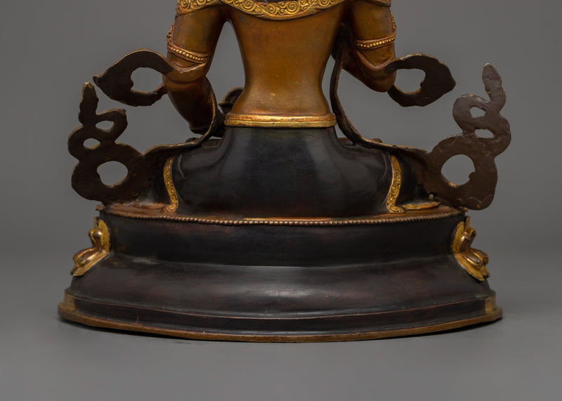 12.8 Inches Vajrasattva Statue | The Supreme Purifier of Negative Karma