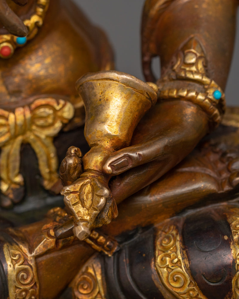 12.8 Inches Vajrasattva Statue | The Supreme Purifier of Negative Karma