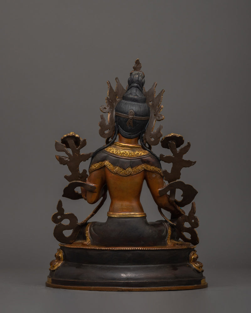 Compassionate Savior Green Tara Statue | Also known as  Swift Liberator