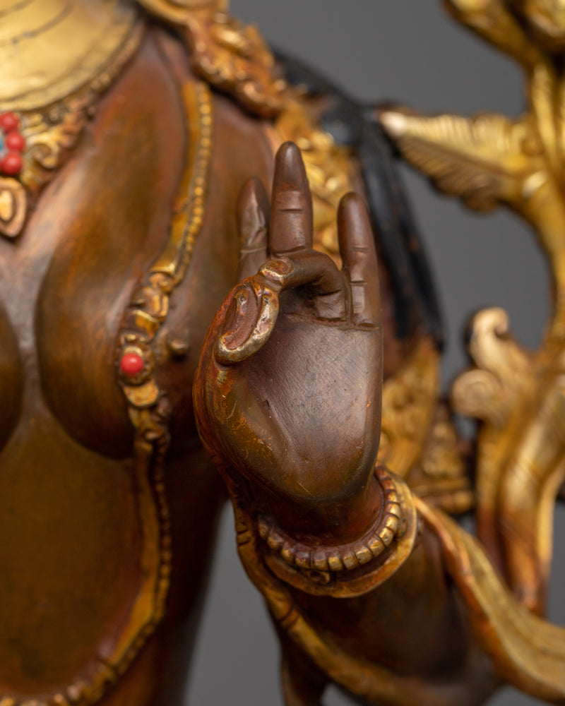 Compassionate Savior Green Tara Statue | Also known as  Swift Liberator