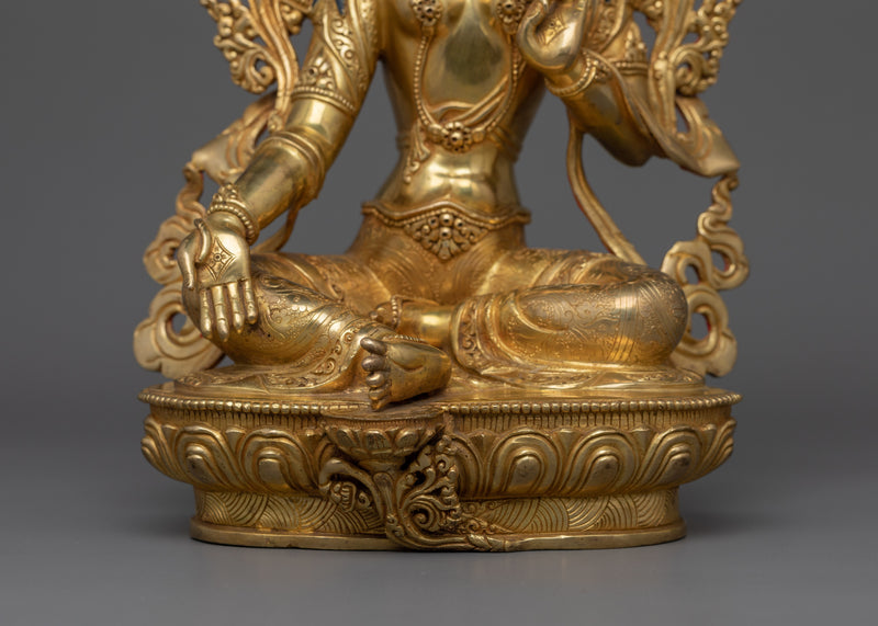 Swift Liberator Green Tara Statue | The Mother of Compassionate Action