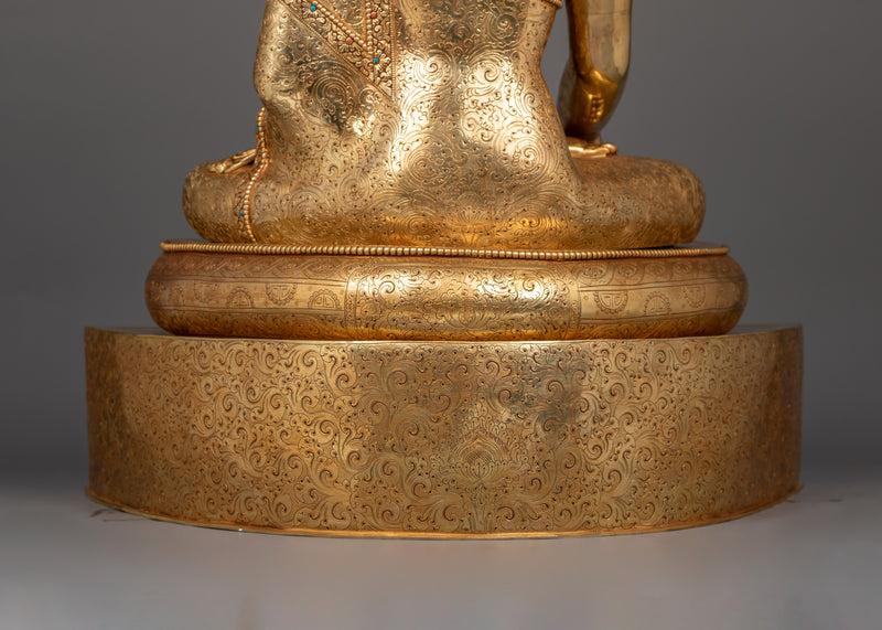 Traditional Handcrafted Statue of Shakyamuni Buddha | Buddha of Wisdom