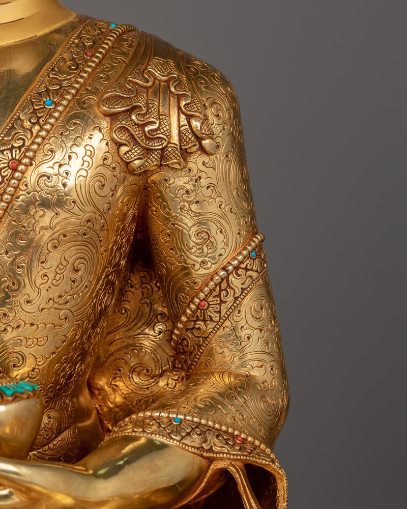 Traditional Handcrafted Statue of Shakyamuni Buddha | Buddha of Wisdom