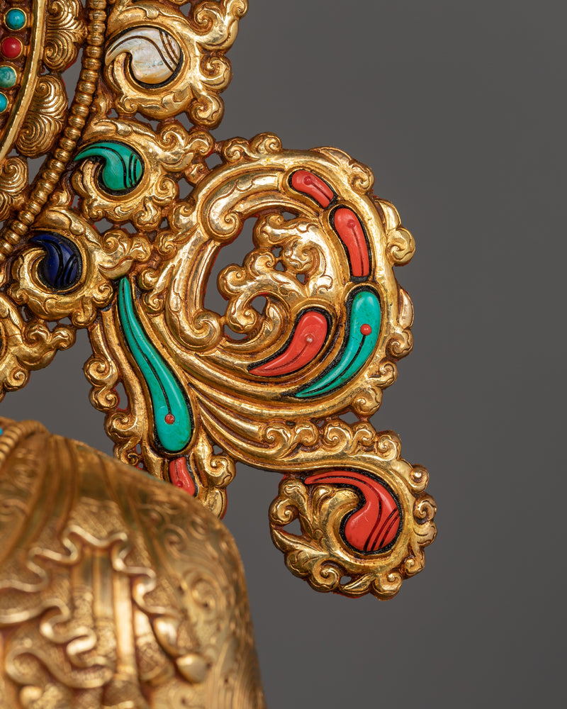 Traditional Handcrafted Statue of Shakyamuni Buddha | Buddha of Wisdom