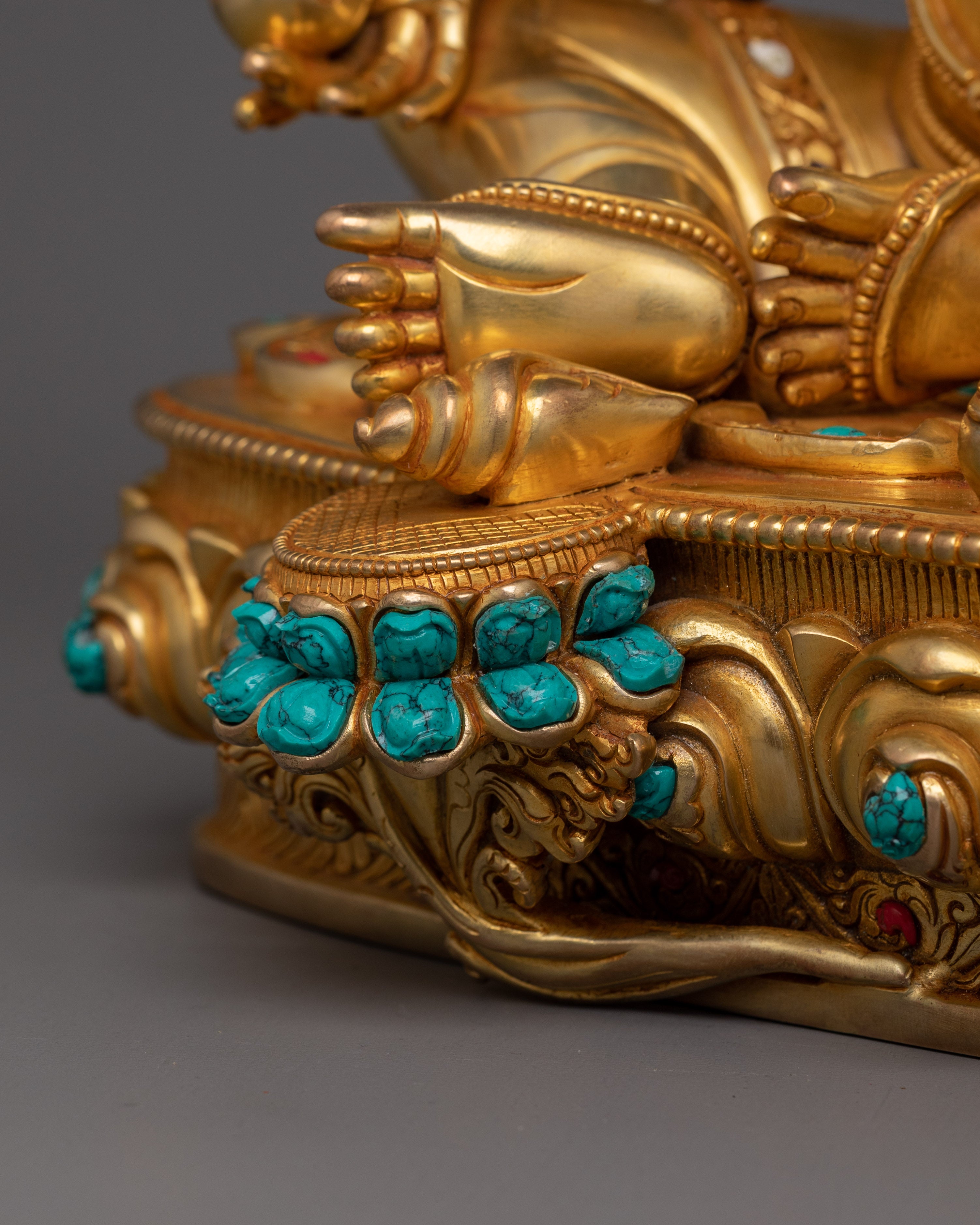 Handcrafted Statue of Dzambhala | Dharma Wealth Deity