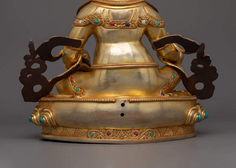 Handcrafted Statue of Dzambhala | Dharma Wealth Deity