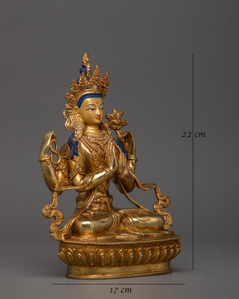 handmade-himalayan-statue-of-chenrezig