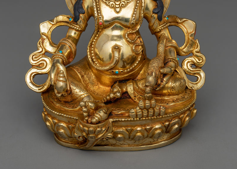 Himalayan Statue of Dzambhala | Wealth Deity Sculpture