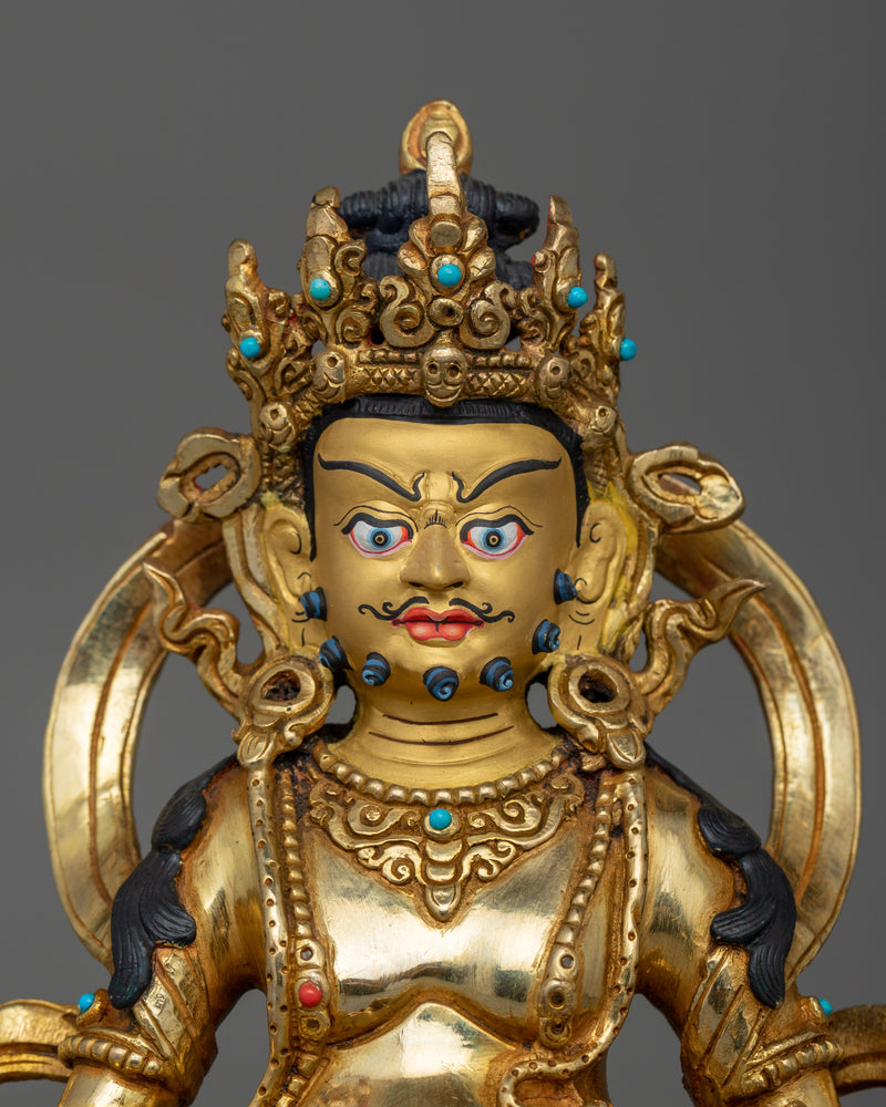 Himalayan Statue of Dzambhala | Wealth Deity Sculpture