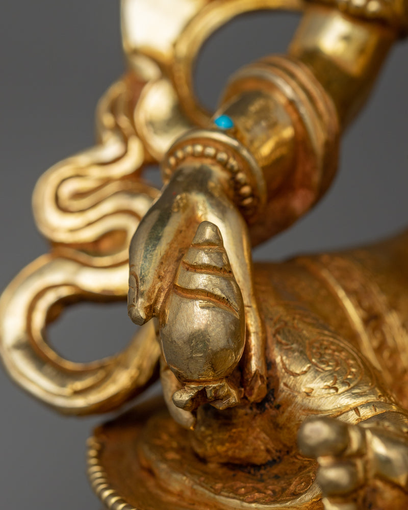 Himalayan Statue of Dzambhala | Wealth Deity Sculpture